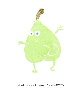 a nice pear cartoon
