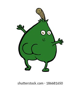 a nice pear cartoon
