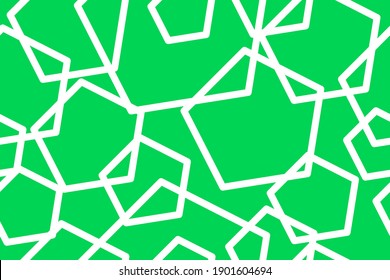 Nice Pentagon Outline Pattern Background. Suitable For Fashion, Background, Decoration, Poster, Etc.