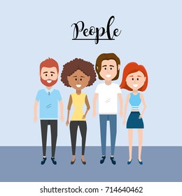 nice people together with clothes design