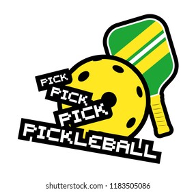 nice pickleball symbol