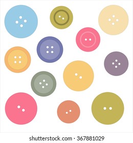 Nice picture with colored buttons
