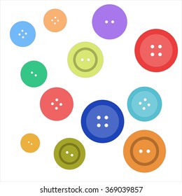 Nice picture with colored buttons