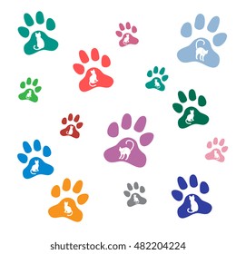 19,459 Cat paw print drawing Images, Stock Photos & Vectors | Shutterstock