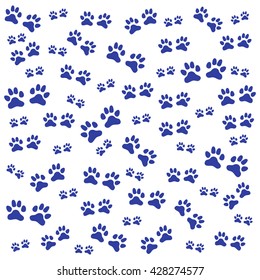 Nice picture of wild animal prints on a white background
