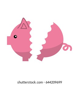 nice pig to save coin currency broken