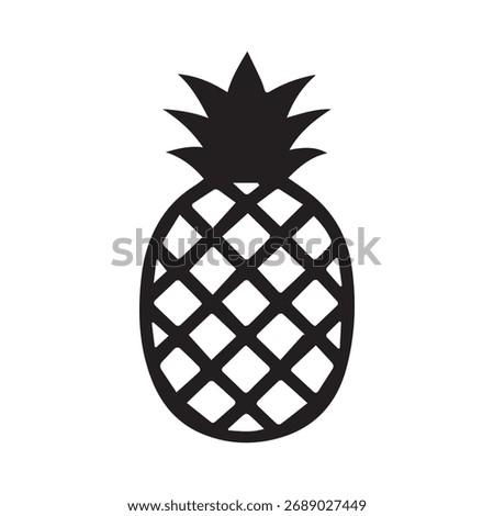 a nice pineapple icon design