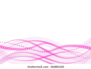 nice pink pearls waves