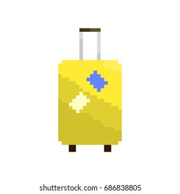 Nice pixel suitcase for games and applications
