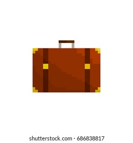 Nice pixel suitcase for games and applications