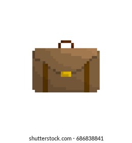 Nice pixel suitcase for games and applications