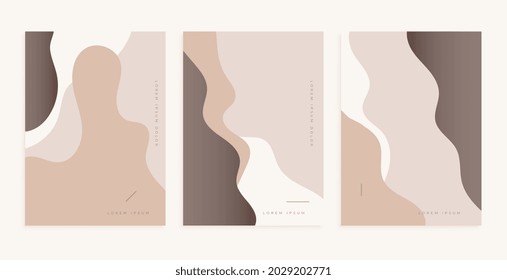 nice poster design with smooth lines in classic colors