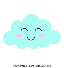 Nice pretty cloud. Vector illustration.