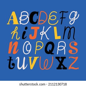 nice ransom note alphabet poster