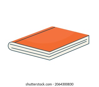 nice red book over white