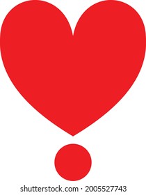 A nice red heart with circle suitable for expressing happy feeling