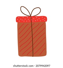 nice red present over white