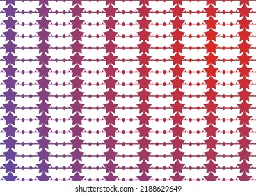 nice repeating star motif combined with some line art