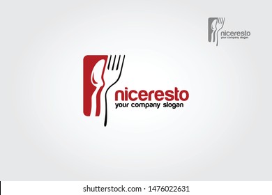 Nice Resto vector logo template. Good design , modern and high quality. This logo created in suitable for your cafe, product label, food resto, restaurant, clothing design and many more. 