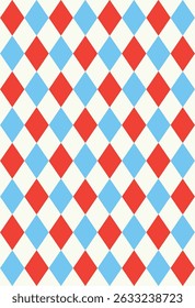 Nice rhombus seamless pattern design. Vector illustration.