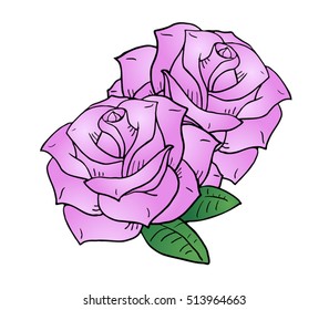 nice rose illustration