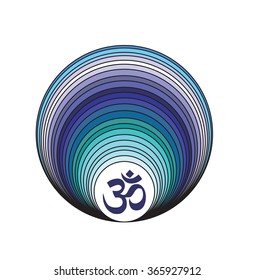 Nice round circles with beautiful om.