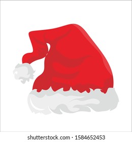 a nice santa hat with a bright red color