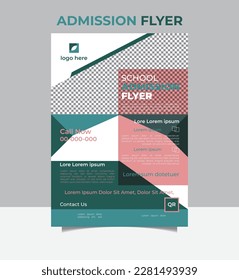 A Nice School Admission Flyer Template