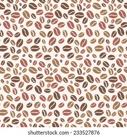 Nice seamless pattern with coffe made in vector