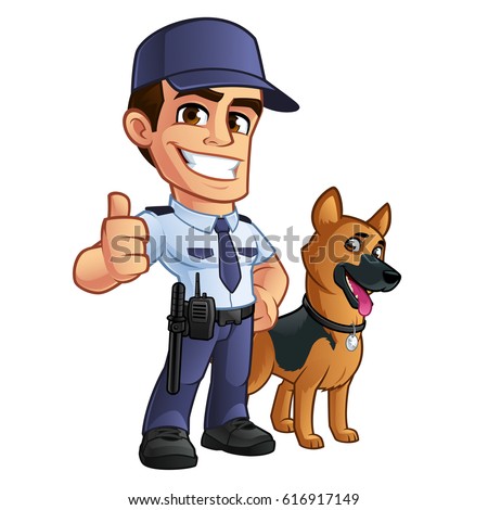 Nice security guard, he's dressed in uniform