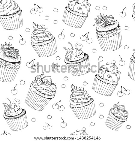 A nice set of cupcakes will make an interesting transparent background to any surface.