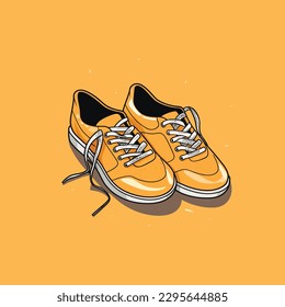 Nice Shoes vector cartoon style