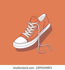Estilo de la caricatura vectorial de los zapatos de Niza