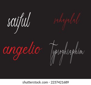 It's a nice signature logo.
