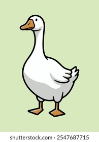 Nice silly goose vector art