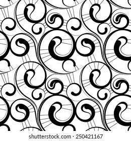Nice and simple curved seamless background
