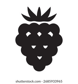 nice single icon stoberi illustrator art design on white background icon