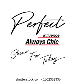 Nice slogan design featuring a lettering that reads "Always Chic".Can be used on t-shirts, hoodies, mugs, posters and any other merchandise.