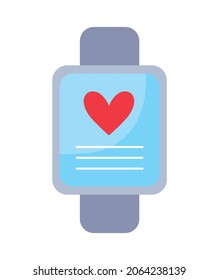 buen reloj inteligente sobre blanco