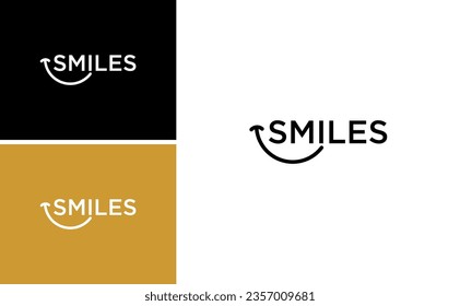 Nice Smile Dental Vector Logo Design Idea