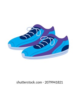bonito diseño de sneakers en blanco
