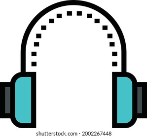Nice Sound Design set of filled outline icons