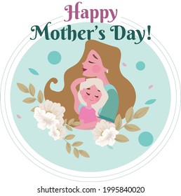 Nice spring card to congratulate beloved mother