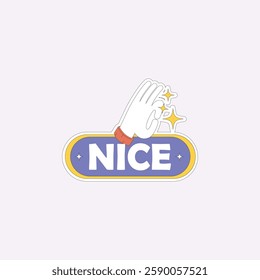 Nice Sticker Illustration for design needs, Landing Pages, Animation, Apps, Presentations, Content Creator and other Promotions
