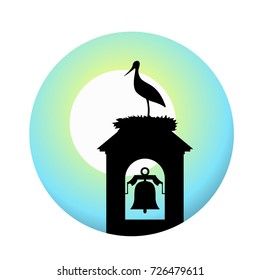 nice stork illustration