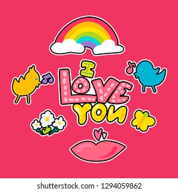 Nice Stylish Valentine Day Illustration
