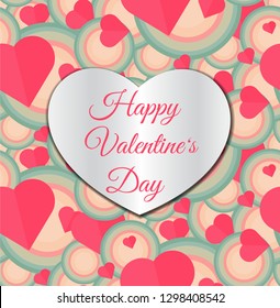 Nice Stylish Valentine Day Illustration