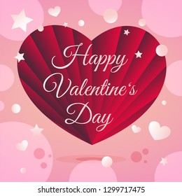 Nice Stylish Valentine Day Illustration