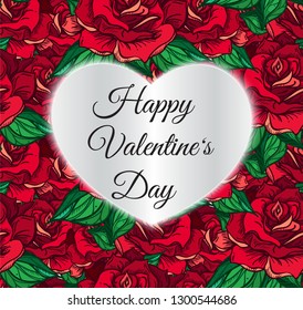 Nice Stylish Valentine Day Illustration