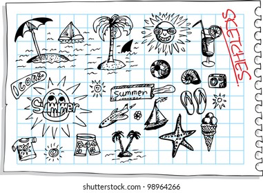 nice summer illustration